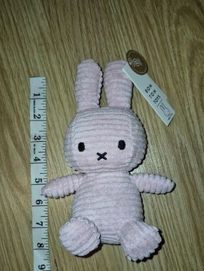 miffy Pink Corduroy Bunny Plush Toy